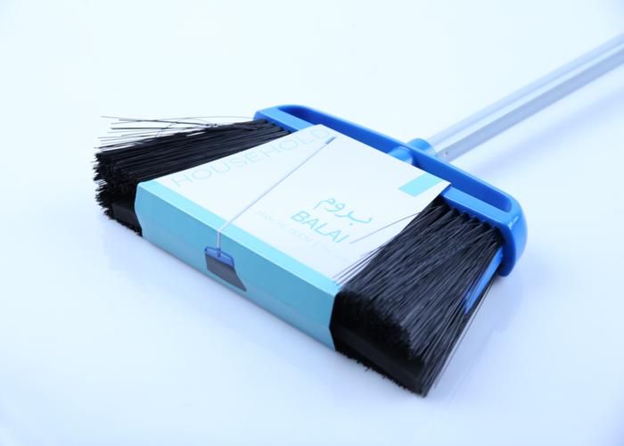 Balai - GENERIC - KK2311 - 31 cm - Manche en métal 130 cm - Couleur bleue