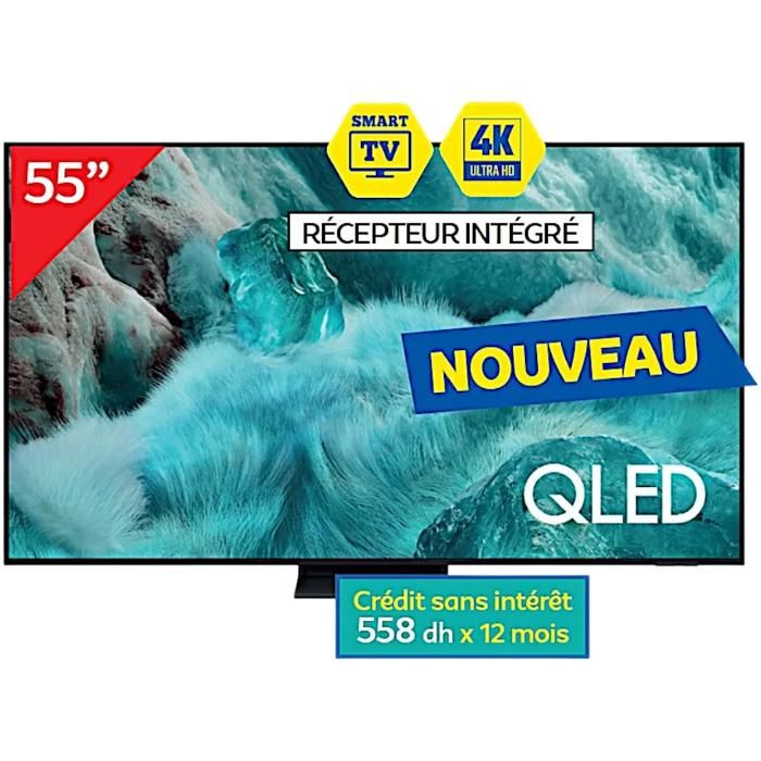 Téléviseur QLED QA55Q7FAAUXMV - SAMSUNG