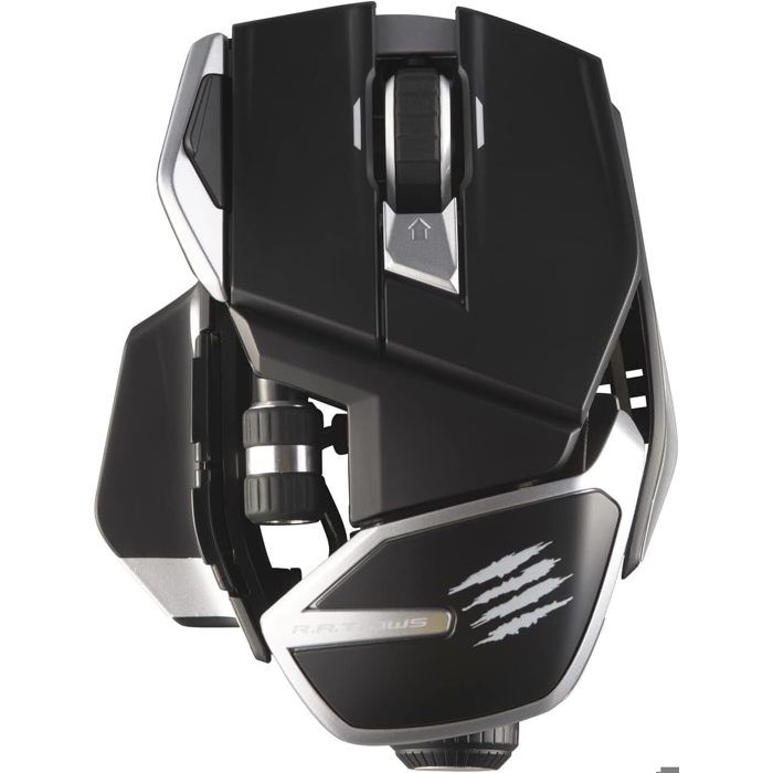 Madcatz R.A.T. DWS trådlös spelmus - Lång batteritid - 16000 DPI Bluetooth Gamer Mouse - 14 programmerbara knappar