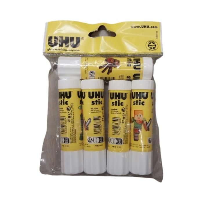 STICK UHU 21GR X4+  5ÉME À -50%