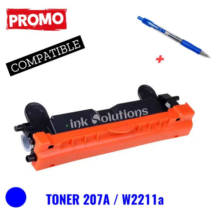 Toner 207A / W2211A CYAN pour Color LaserJet Pro - COMPATIBLE