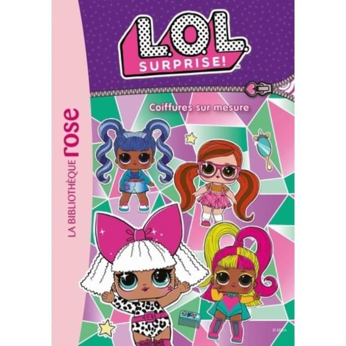Livre pour enfants - L.O.L. Surprise ! - Coiffures sur mesure - Tome 14 - 128 pages - 20.3 x 0.5 x 13 cm