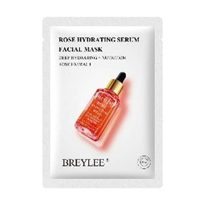 BREYLEE Masque Visage Parapharmacie Rose Hydrating Serum Facial Mask - 25ml
