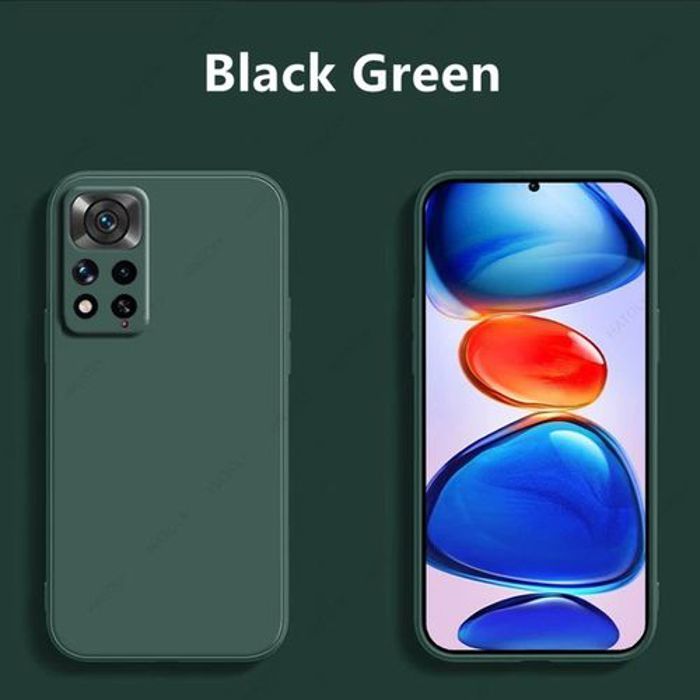 Xiaomi Redmi Note 11 4G, Confort Touch,Case Vert Foncé