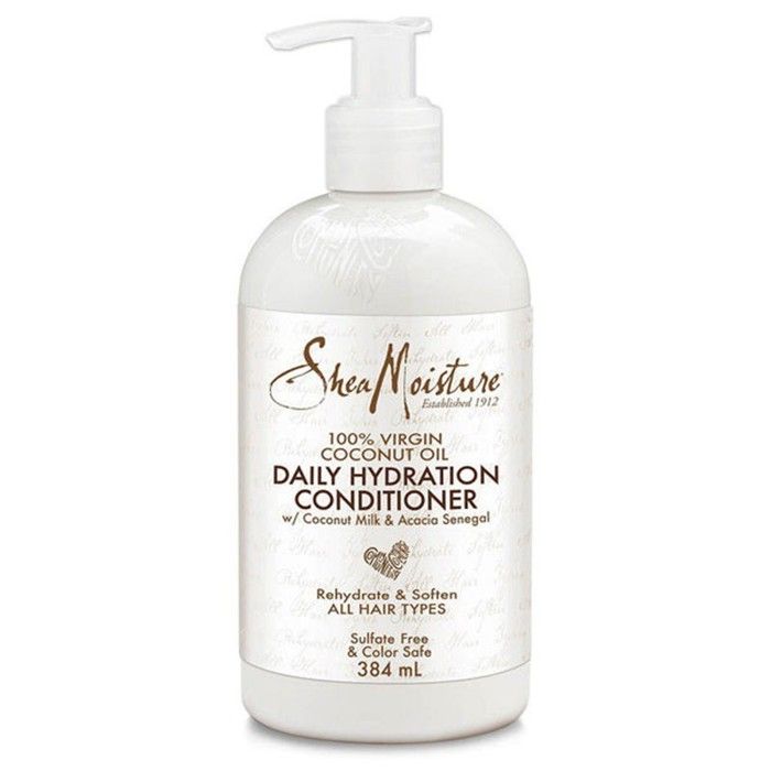 Après-shampooing - Shea Moisture - 100% Virgin Coconut Oil - 384ml - Hydratant - Tous types de cheveux