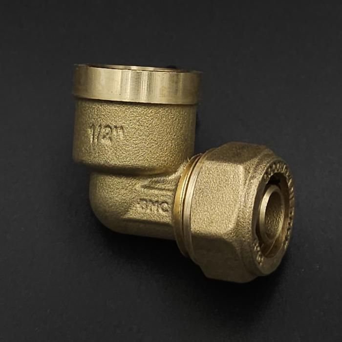 Coude femelle à compression pour tube Pex pack de 10 pièces