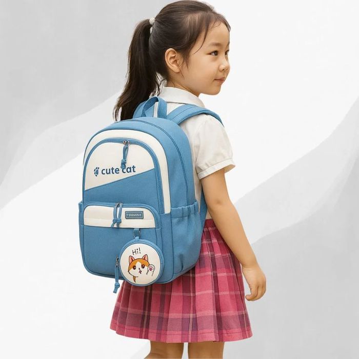 Sac a Dos Enfant « Cute Cat » – Confort et Style pour lEcole