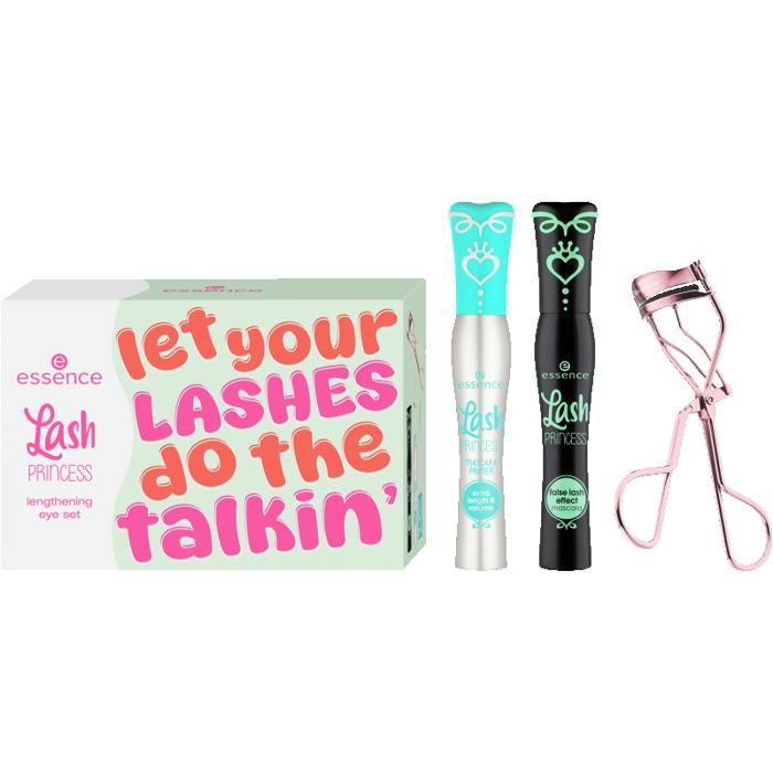 Lash Princess Lengthening eye set kit longueur des cils Essence