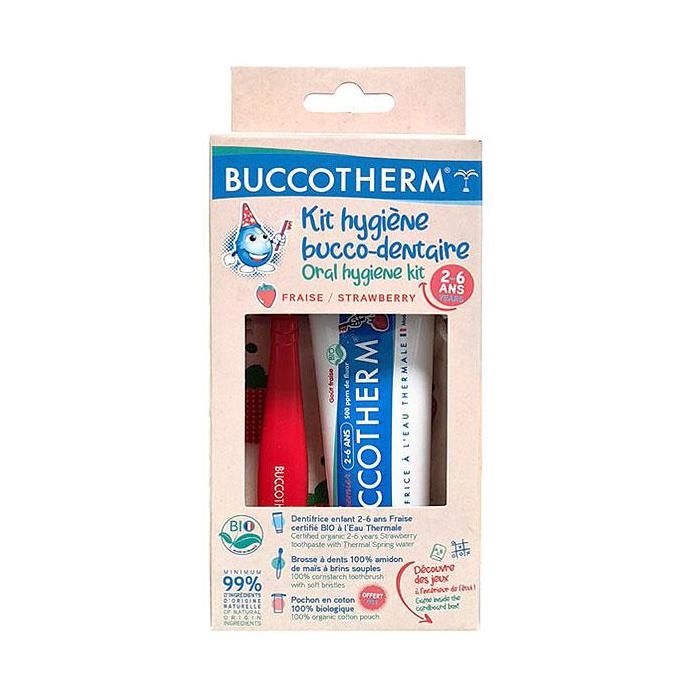 Buccotherm Kit Hygiène Bucco-Dentaire +2ans Fraise