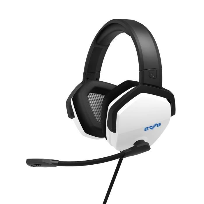 Casque Gamer Energy Sistem ESG 4 - Son Surround 7.1 - Lumières LED - Blanc