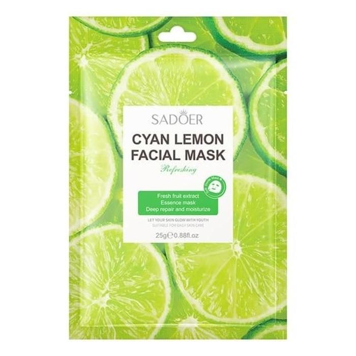 SADOER Cyan Lemon Facial Mask