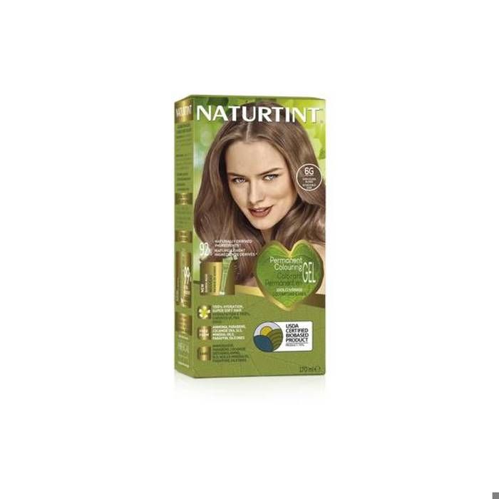 Coloration Cheveux - NATURTINT - 6G - Blond Foncé Doré - Sans Ammoniaque - Tous Types de Cheveux