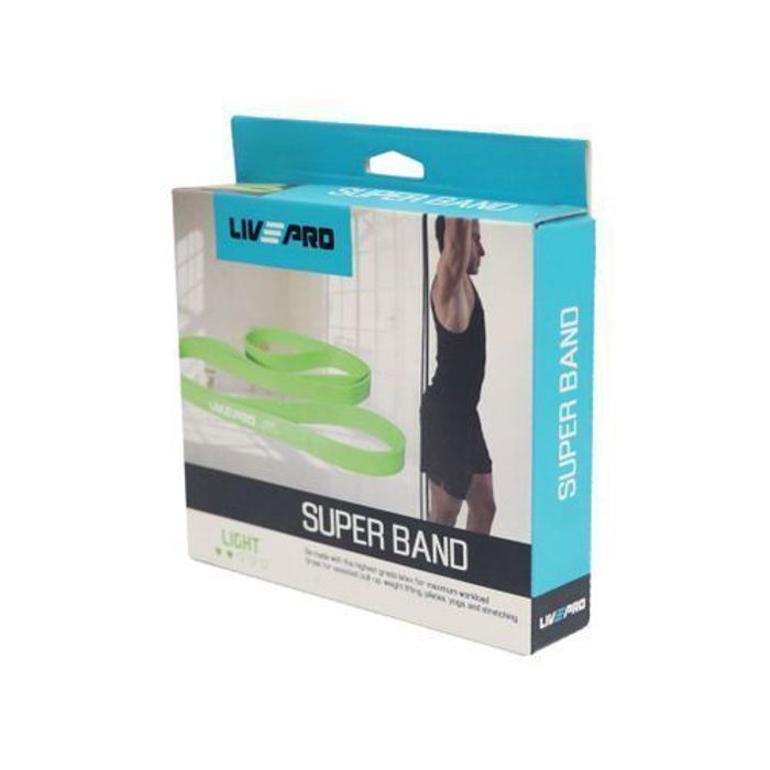 liveupsports Bande de boucle PRO SUPER RÉSISTANCE Light 12KG - 30KG - Vert