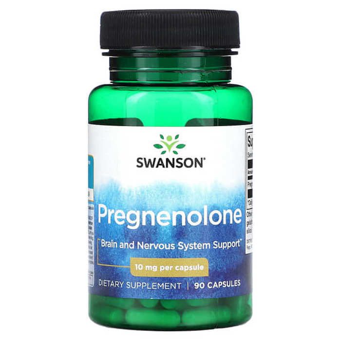 Swanson - Pregnenolone, 10 mg, 90 Capsules
