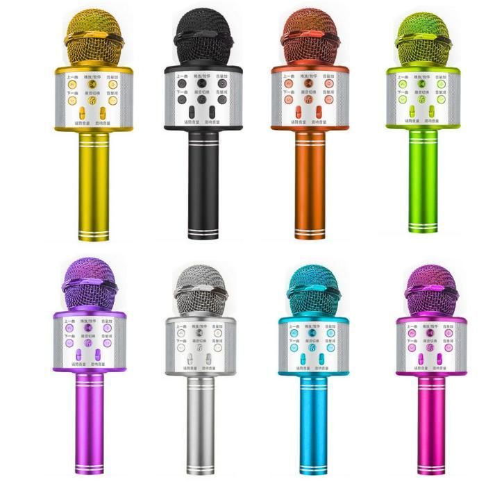 Microphone bluetooth chant sans fil(Couleur aléatoire)