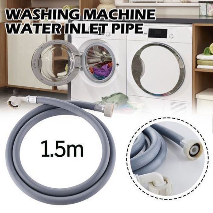 Tuyau d'entrée d'eau - PVC - Machine à laver - 1.5 m - Intérieur - Couleur aléatoire