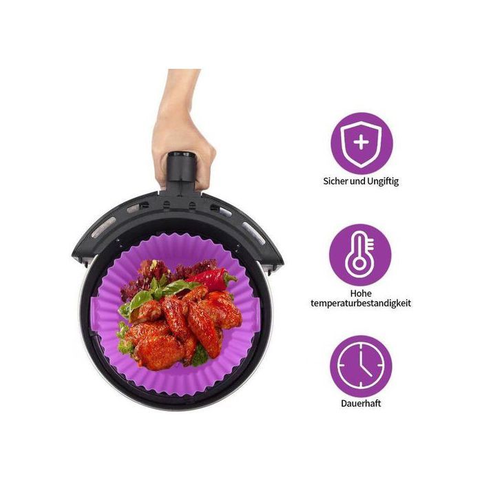 Moule Silicone Air Fryer, Accessoires pour Friteuse Réutilisable - mouve-