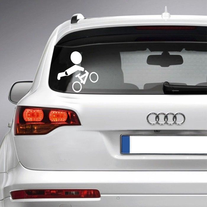 Sticker bebe a bord mountain bike