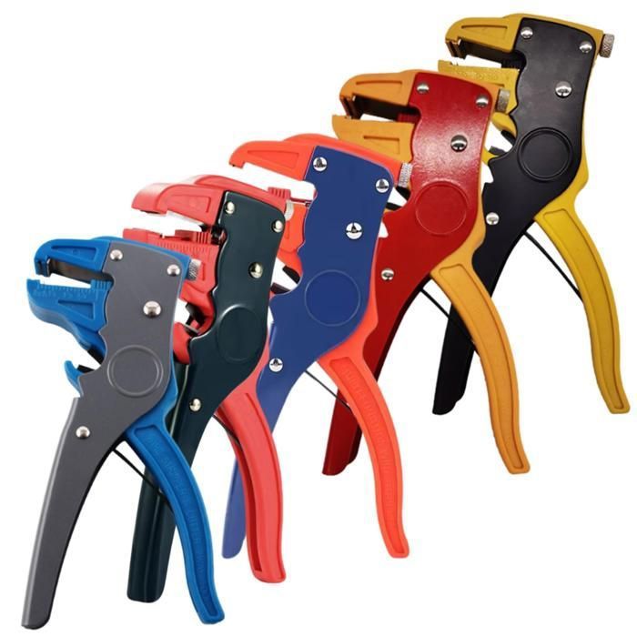 Pince à dénuder - Noname - Auto-ajustable - Dénudage rapide - Ergonomique - Multiprise (Couleur aléatoire)