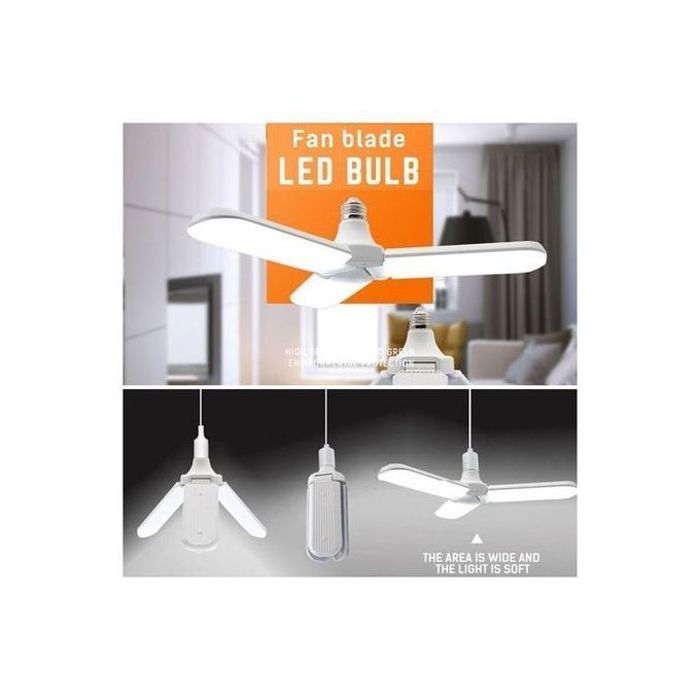 Lampe LED Pliable E27 - Intérieur/Extérieur - Jardin, Couloir