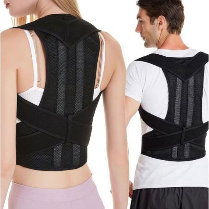 Correcteur de posture pour homme et femme, orthèse dorsale réglable pour Dos