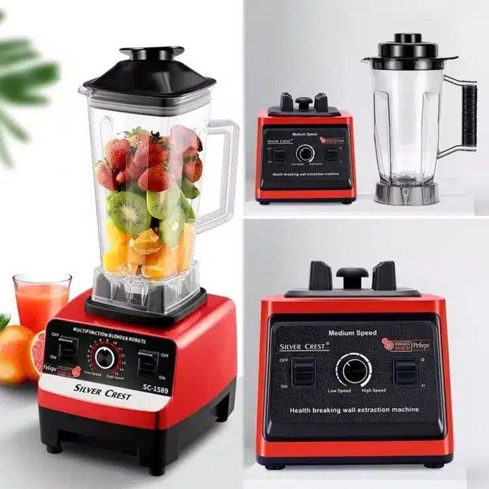 Mixeur - Non spécifié - 2L - 5500W - Lames en acier inoxydable - Multifonctionnel