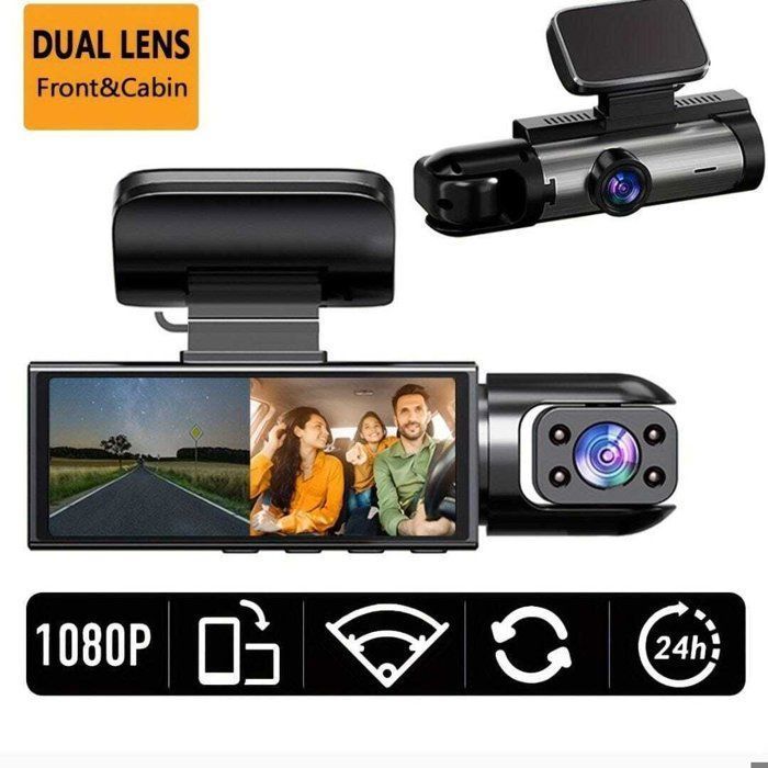 double caméra de voiture 1080p