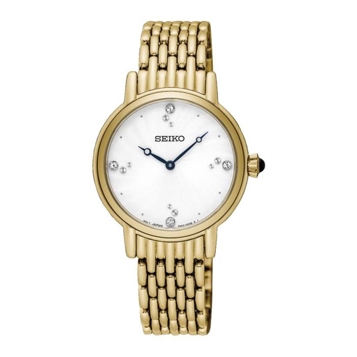 Montre Femme Seiko Classique Dame Or