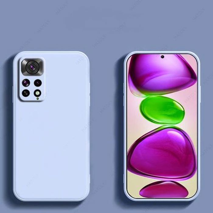 Xiaomi Redmi Note11 Pro 4G, Pochetteagréabl Confort Touch,Case Bleu Ciel