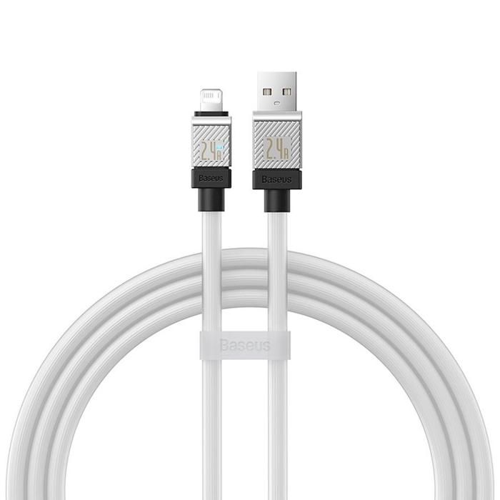 Câble USB Lightning 1m 2,4A blanc-cakw000402