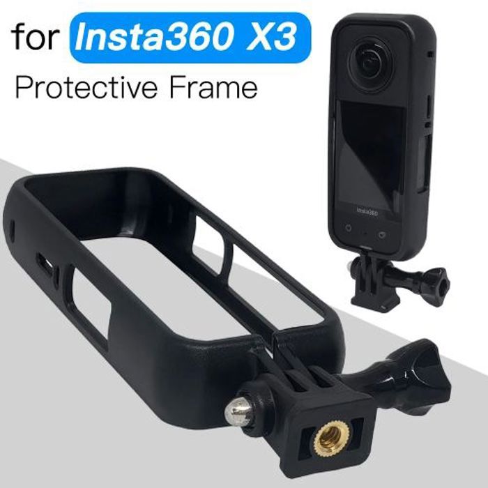 Cadre de protection - Insta360 - X3 - Noir - Accessoires de montage - Ouverture latérale