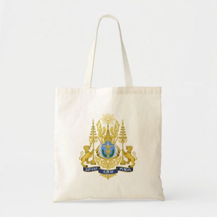 Tote Bag emblème du cambodge Unique, haute qualité