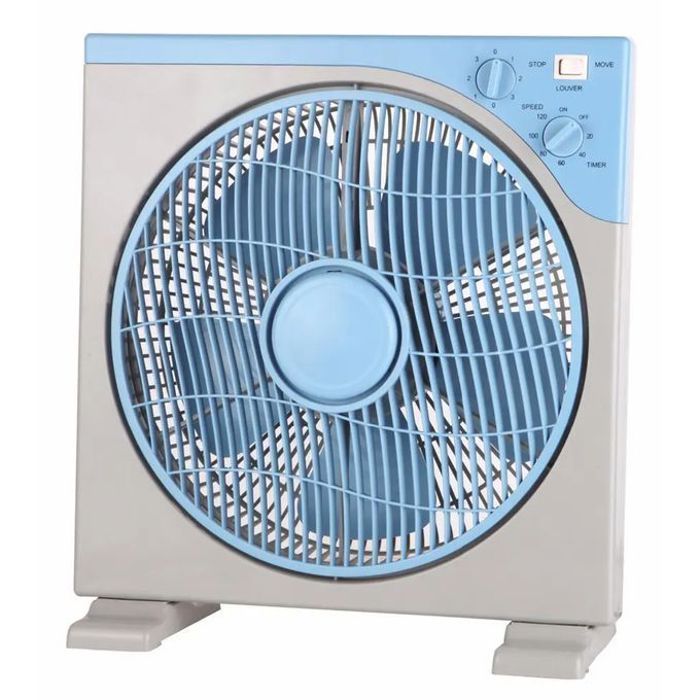Ventilateur au sol - SCHLËIZER - 32cm - Silencieux - Oscillation automatique - 3 vitesses