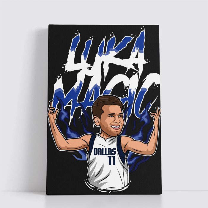 Tableau NBA sur Toile – Affiche Murale 25x40 cm avec Équipes et Joueurs Légendaires du Basket 322