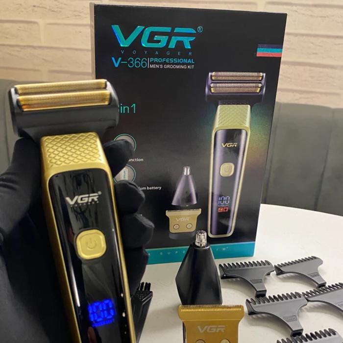 Tondeuse à cheveux 3 in 1 VGR V-366  , outils de barbier professionnels avec alimentation USB