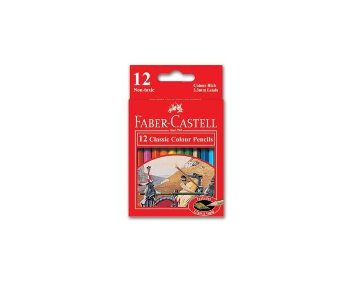 Boite 12 Crayons de couleur classiques