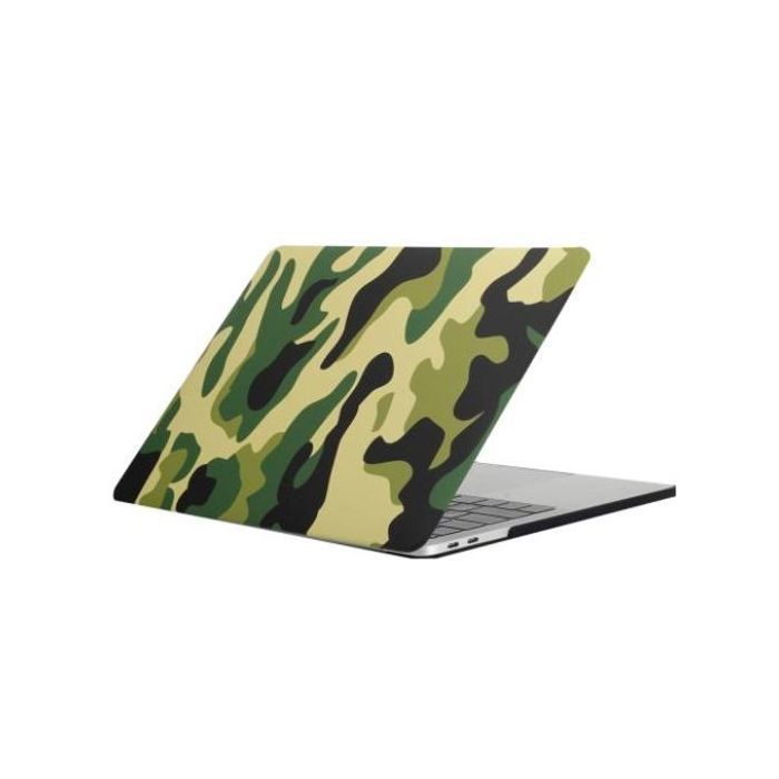 Coque de protection - GENERIC - Macbook Pro 13.3 - Vert Camouflage - Compatible A1706/A1708 - Synthétique