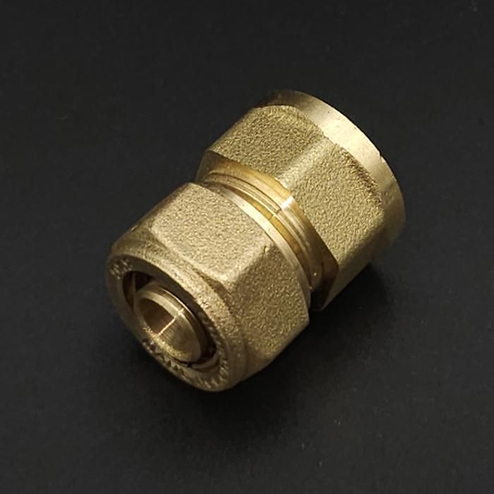 Raccord droit femelle à compression pour tube Pex pack de 10 pièces