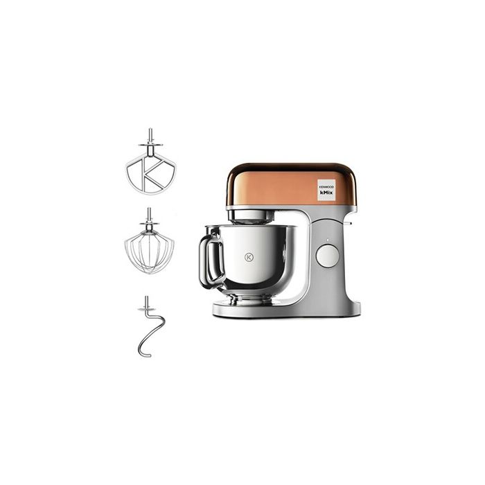 Robot pâtissier - Kenwood - kMix KMX760GD - Acier inoxydable - 5 litres - Bleu