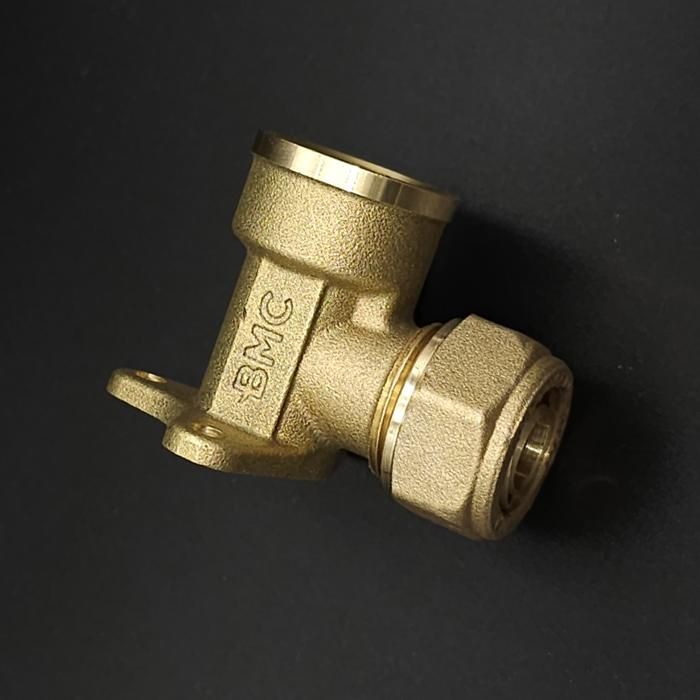Coude applique 90 à compression pour tube Pex pack de 10 pièces