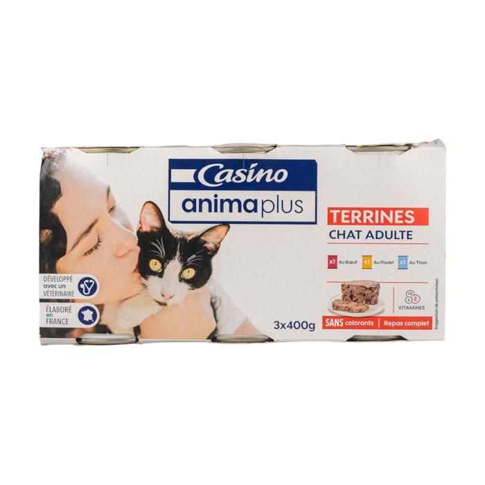 LOT TER CHAT MIXT 3X400G COAP ANIMAPLUS