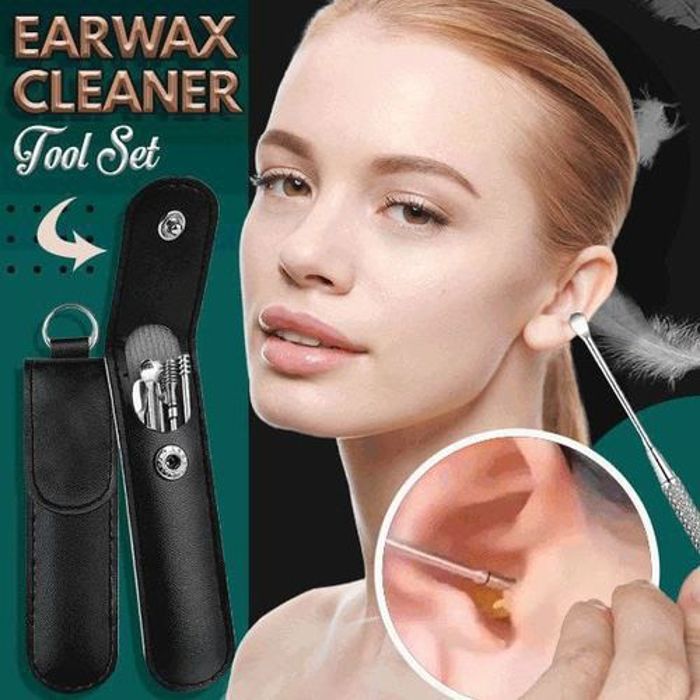Kit de 6 outils de nettoyage de cire d'oreille en acier inoxydable