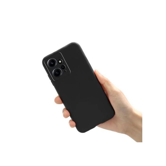 Coque Silicone Noir pour Xiaomi Redmi Note 12 Pochette Cover Protection