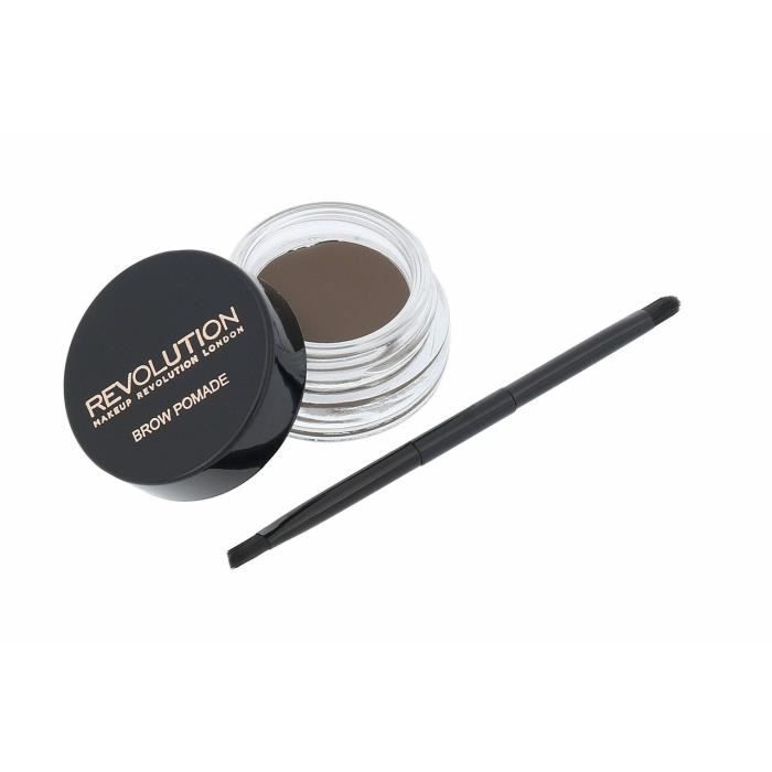 Crayon sourcils - Revolution - BROW POMADE - Brun Moyen - Marron - Teinte Brun moyen