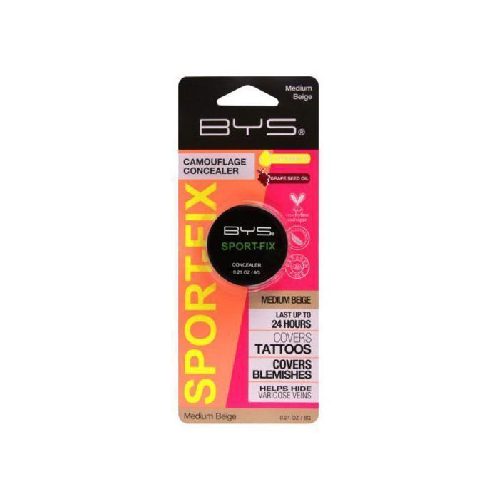 Anticerne - BYS - Sport-Fix Camo Concealer - Medium Beige - Hydratation - Longue tenue