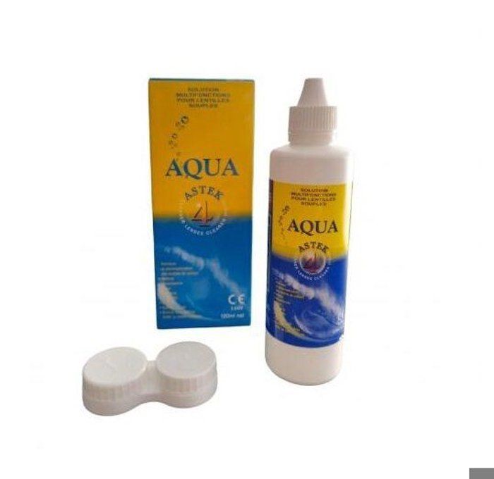 Aqua lentilles plus propres solution multifonctions pour lentilles souples 120ml
