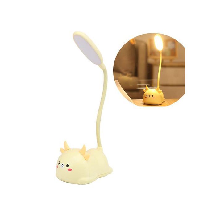 Lampe de bureau pour, lampe d'étude USB mignonne pour enfants, lampe de chevet flexible