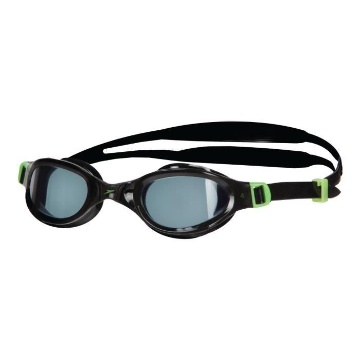 Lunettes de natation - Speedo - Futura Plus - Enfant - Vert/Noir - Protection UV - Double bandeau