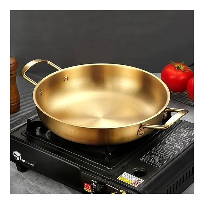 Casserole multifonction en acier inoxydable pour maison et le plein air 23cm