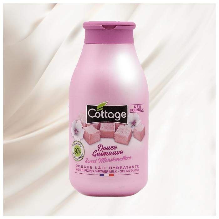 Douche lait - COTTAGE - Guimauve - Hydratante - Douceur - Sans parabène
